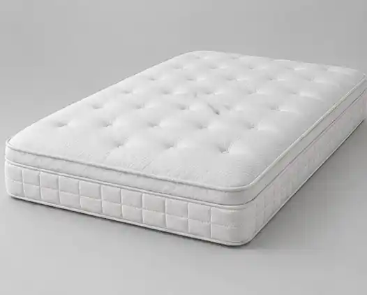 Materac hotelowy z topperem zintegrowanym jako warstwą pillow top