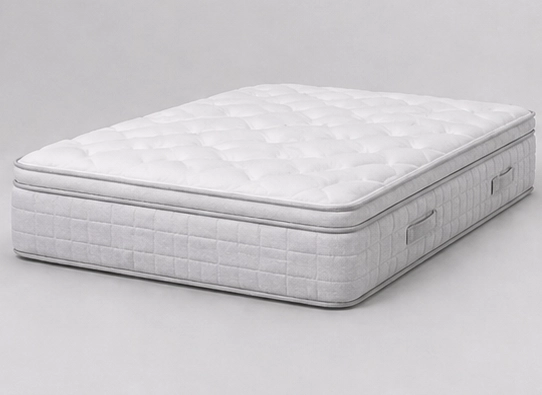 Materac hotelowy z powierzchnią typu pillow top i dodatkową miękką warstwą komfortową