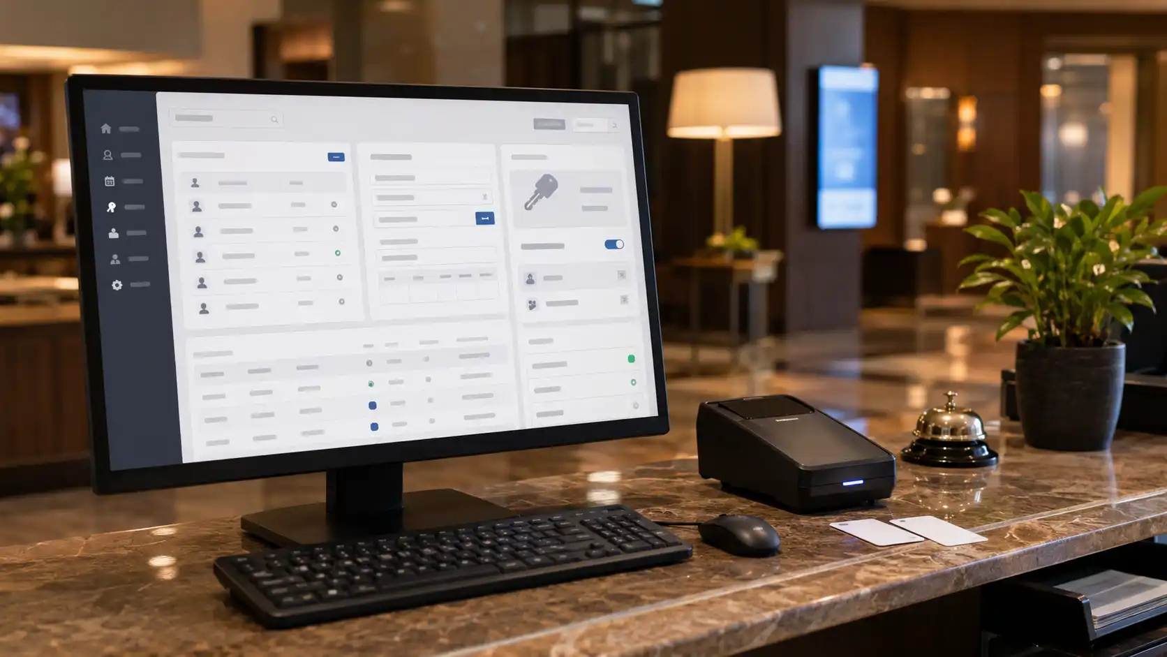 Oprogramowanie recepcyjne do zarządzania zamkami hotelowymi i dostępem do pokoi