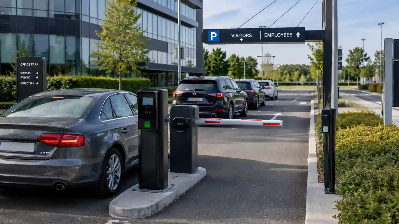 Szybki szlaban parkingowy do intensywnej eksploatacji