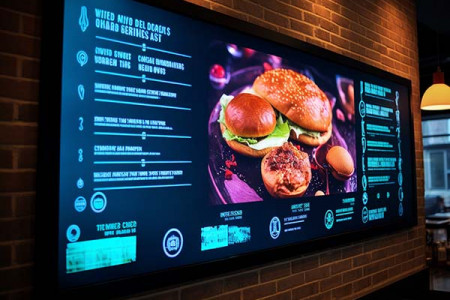 Menu Board, cyfrowe menu