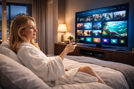 System telewizji hotelowej