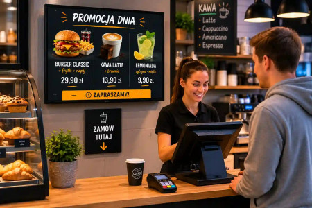 Menu Board, cyfrowe menu